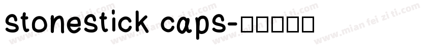 stonestick caps字体转换